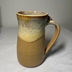 GORGEOUS pottery coffee mug. New. Brown. Handcrafted. Perfect for all hot drinks